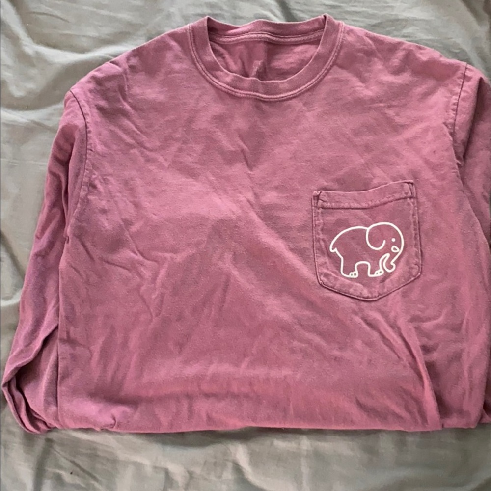 Maroon ivory Ella long sleeve